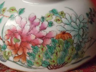 Rare Fine Chinese Famille Rose Fencai Enamel Bowl TONGZHI Mark & Period PERFECT 12