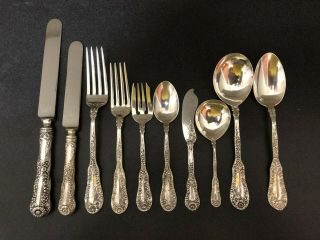 Dominick And Haff No 10 Sterling Flatware Set Rare Find