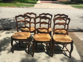French Country Antique Dining Chairs 6