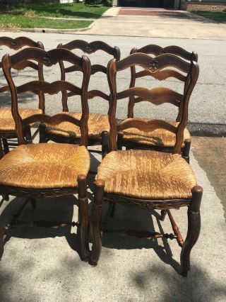 french country antique dining chairs 6 2