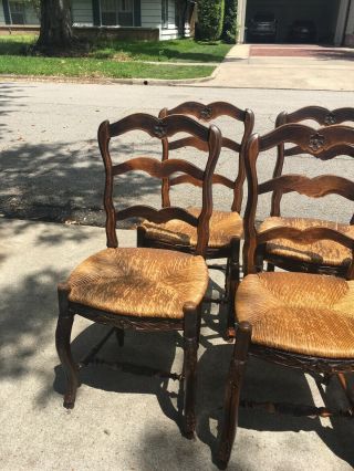 french country antique dining chairs 6 4