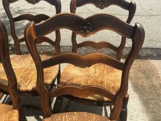 french country antique dining chairs 6 5