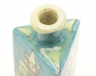 Persian - Armenian Triangle Turquoise Pottery Flask 5