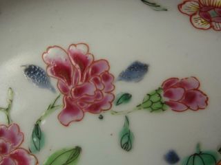 Fine Chinese 18thC Yongzheng Ruancai Famille Rose Export Plates PERFECT 8