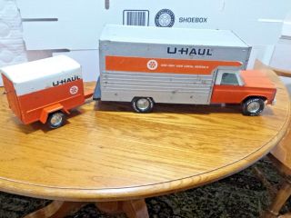 Nylint Chevrolet U - Haul Box Truck & Trailer Twin I - Beam Suspension 1960