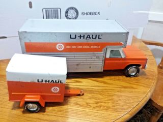 Nylint Chevrolet U - Haul Box Truck & Trailer Twin I - Beam Suspension 1960 2