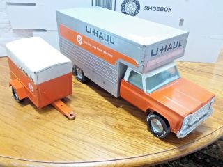 Nylint Chevrolet U - Haul Box Truck & Trailer Twin I - Beam Suspension 1960 3