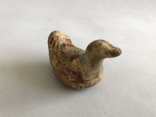 Late Ming Dynasty 17th Century Period Sancai Duck Figurine 4