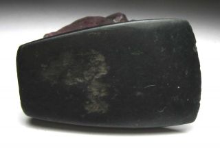 Pre - Columbian Dark Green Jade Stone Hand Axe 200 BC - 400 AD 7mm x 23mm x38mm 3