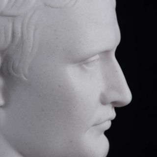 Marble bust of Napoleon Bonaparte as Julius Caesar,  Sculpture.  art,  gift. 2