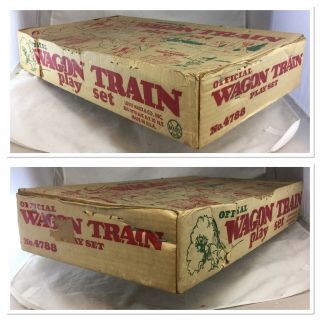 Vintage Marx Wagon Train Official Playset 11