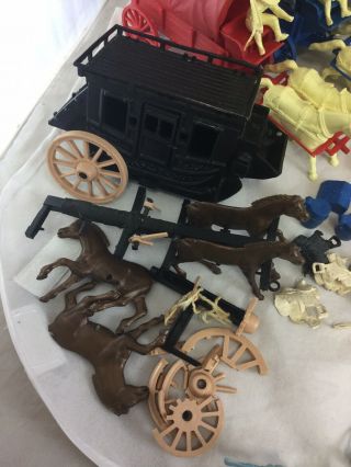 Vintage Marx Wagon Train Official Playset 9