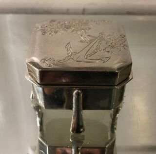 Antique Japanese Sterling Silver Box