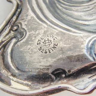 Art Nouveau Pin Tray Sterling Silver Unger Brothers 3