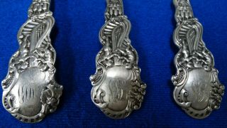 Versailles by Gorham 9pc Sterling Silver Forks 20.  45 Troy Oz Very Ornate 1888 5