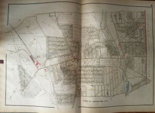 Orig 1929 Delaware County,  Pa,  Haverford Hs,  Merion Country Club Plat Atlas Map