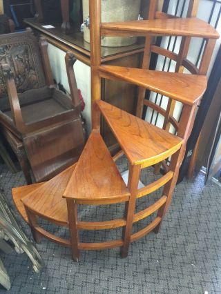 Rare Globe Wernicke Studio Library Ladder 10