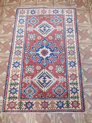 Hand Knotted Area Rug 3 