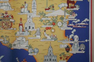 1939 Prof.  G.  De Agostini Milano Map Sicilia Sicily Italy Nicouline Rare Art 6