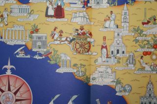 1939 Prof.  G.  De Agostini Milano Map Sicilia Sicily Italy Nicouline Rare Art 9