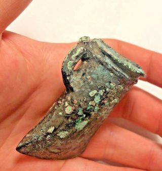 Rare MUSEUM QUALITY Bronze Aged Axe Head 65 mm patina small type 5