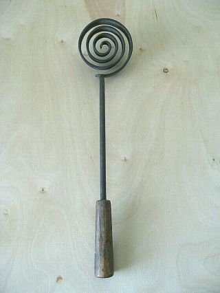 Hand - Forged,  Spiral - Shaped Branding Iron / Late 19th - Early 20th C.