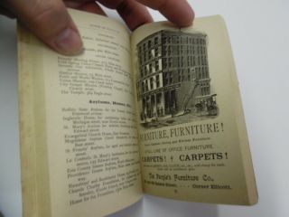 1888 Illustrated Guide To City of Buffalo York,  Folding Map John Laughlin 6