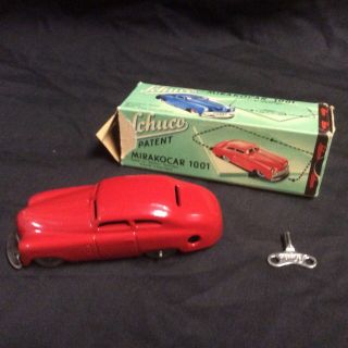 Schuco Mirako Car Vintage 1950’s Mercedes With Key 100/1 West Germany 2