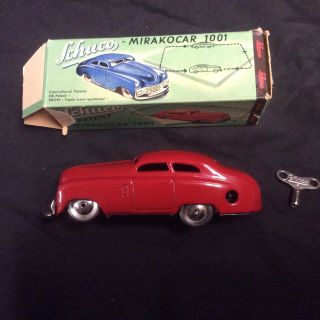 Schuco Mirako Car Vintage 1950’s Mercedes With Key 100/1 West Germany 7