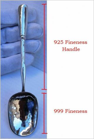 Antique Silver Spoon 17th century,  Aristocracy,  999 & 925 Fineness,  Estimate$790 3