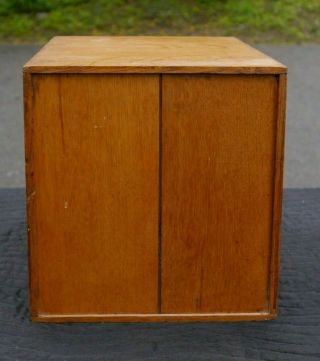 6 Drawer Golden Oak Specimen Display OR Cabinet FINISH 3