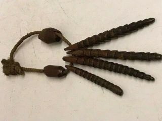 190203 - Rare old wooden chain for cows and goats - Ethiopia. 4