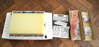 1986 Tomy Cup Battery Operated Football Game,  Box Wear