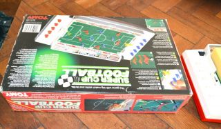 1986 Tomy Cup battery operated football game,  box wear 7