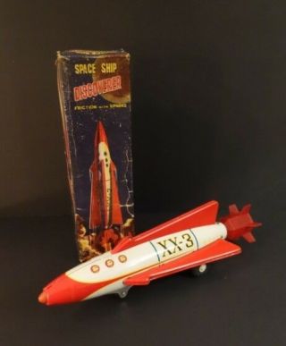 All Alps Rocket Space Ship Discoverer Xx - 3,  Box 1960 Japan
