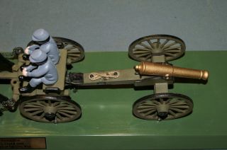 CONFEDERATE Cast Iron CIVIL WAR Horse Drawn Artillery Set 12 pd Napoleon Cannon 8