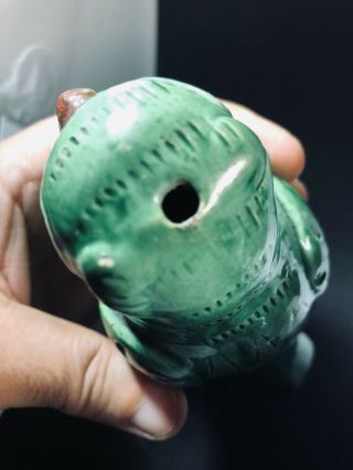 Fantastic Old Chinese Tang Sancai Pottery Porcelain Parrot Bird Figure 8.  5 Inchs 8