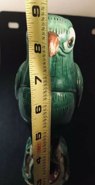 Fantastic Old Chinese Tang Sancai Pottery Porcelain Parrot Bird Figure 8.  5 Inchs 9