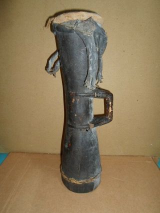 Old Antique Oceanic Papua Guinea Tribal Kundu Drum