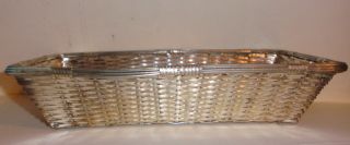Vintage Christofle Gallia France Silver Plate Bread Basket