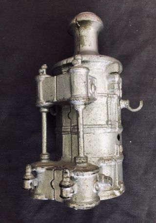 Vintage 1890s - 1920s Boiler assembly for IVES [?] cast iron fire engine, 2