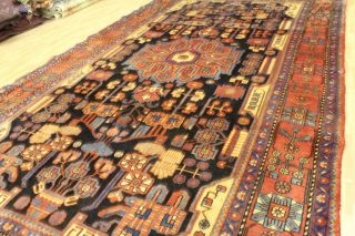 A BRILLIANT OLD HANDMADE NAHAVAND ORIENTAL RUG (310 x 175 cm) 7