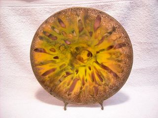 Enamel On Copper Bowl By Nancy Foutz