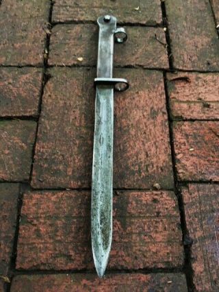 Antique Ottoman Dagger Mauser Bayonet from Canakkale war with Scabbard N Sword 8