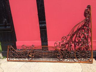 Rare Old 9 Feet Long Fretwork Gingerbread Victorian Stick Ball For Restoration