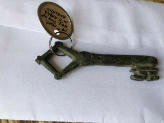 Skeleton Key - Extremely Rare Museum Grade - Old Medieval - 13 - 14th C.  @ Antique