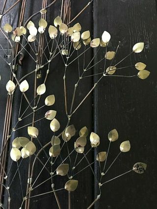 1973 Curtis Jere ' Signed Wall Tree Art Sculpture MCM Eames Era 4