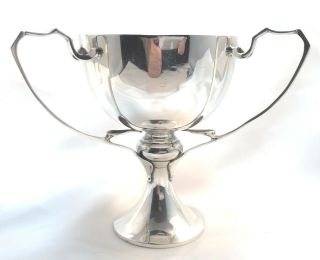 Antique 1916 Sterling Silver 3 Handle Loving Cup 194 gr Trophy No Mono 4