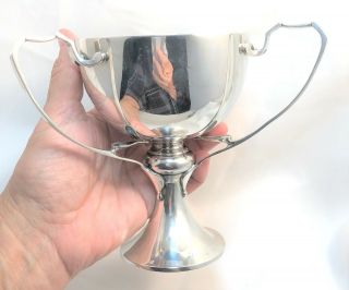 Antique 1916 Sterling Silver 3 Handle Loving Cup 194 gr Trophy No Mono 5
