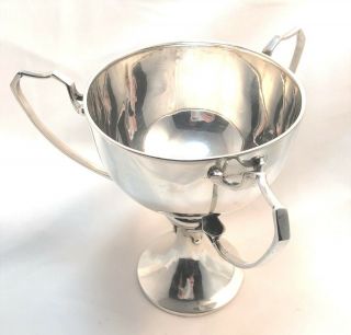Antique 1916 Sterling Silver 3 Handle Loving Cup 194 gr Trophy No Mono 6